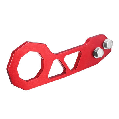 Aluminum Alloy Rear Tow Towing Hook Trailer Ring for Universal Car Auto with 2 x Screw Holes(Red) by buy2fix