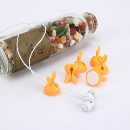 6 PCS CC-941 Rabbit Shape Single Hole Cable Clips Holder, Cable Management System and Cord Organizer Solution(Yellow) by buy2fix