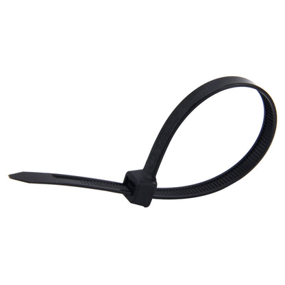 100pcs /Pack 8mm*200mm Nylon Cable Ties(Black) - Booster Cable & Clip by buy2fix | Online Shopping UK | buy2fix
