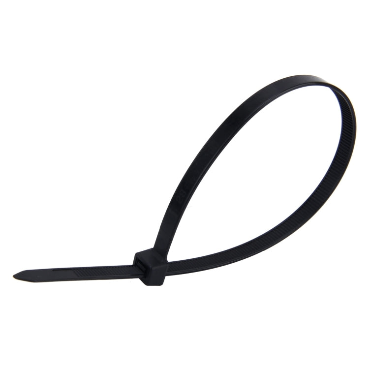 250 PCS 8mm*300mm Nylon Cable Ties(Black) - Booster Cable & Clip by buy2fix | Online Shopping UK | buy2fix