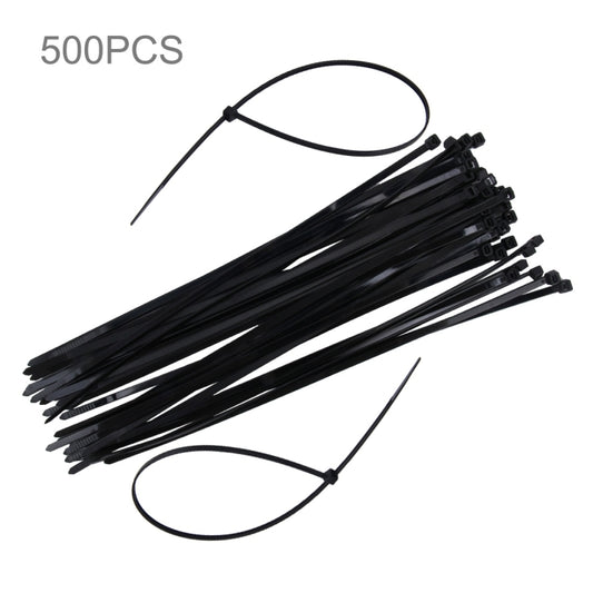 500pcs /Pack 4mm*300mm Nylon Cable Ties - Booster Cable & Clip by buy2fix | Online Shopping UK | buy2fix