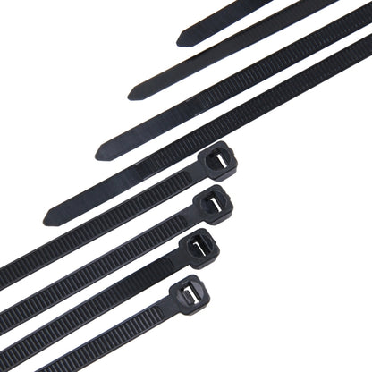 250pcs /Pack 5mm*300mm Nylon Cable Ties(Black) - Booster Cable & Clip by buy2fix | Online Shopping UK | buy2fix