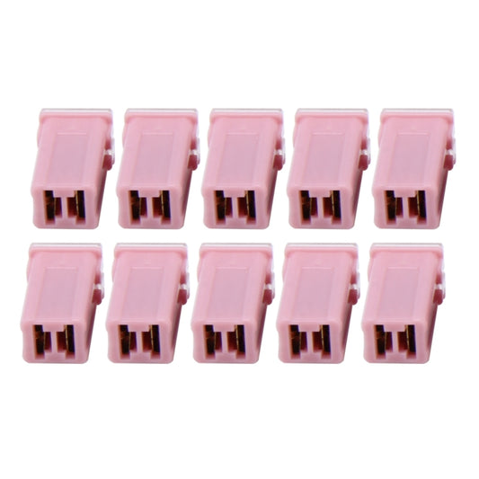 10 PCS Vehicle Car Plastic Shell Straight Female Terminal Push in Blade Cartridge PAL Fuse 30Amp 32V - Fuse by buy2fix | Online Shopping UK | buy2fix