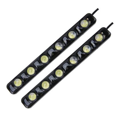 2 PCS 6W 180 LM 6000K DRL Daytime Running Light with 6 SMD-5050 Lamps, DC 12V(White Light) - Running Lights by buy2fix | Online Shopping UK | buy2fix