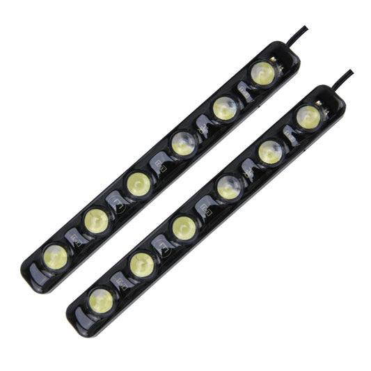 2 PCS 6W 180 LM 6000K DRL Daytime Running Light with 6 SMD-5050 Lamps, DC 12V(White Light) - Running Lights by buy2fix | Online Shopping UK | buy2fix