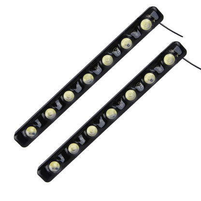 2 PCS 7W 210 LM 6000K DRL Daytime Running Light with 7 SMD-5050 Lamps, DC 12V(White Light) - Running Lights by buy2fix | Online Shopping UK | buy2fix
