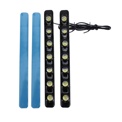 2 PCS 7W 210 LM 6000K DRL Daytime Running Light with 7 SMD-5050 Lamps, DC 12V(White Light) - Running Lights by buy2fix | Online Shopping UK | buy2fix