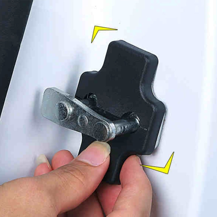 4 PCS Car Door Lock Buckle Decorated Rust Guard Protection Cover for BaoJun Chery SGMW Chevrolet HuaCheng ZhongHua - Locks & Hasps by buy2fix | Online Shopping UK | buy2fix