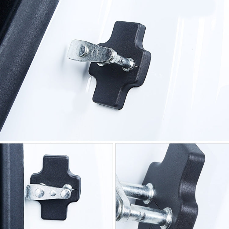 4 PCS Car Door Lock Buckle Decorated Rust Guard Protection Cover for BaoJun Chery SGMW Chevrolet HuaCheng ZhongHua - Locks & Hasps by buy2fix | Online Shopping UK | buy2fix