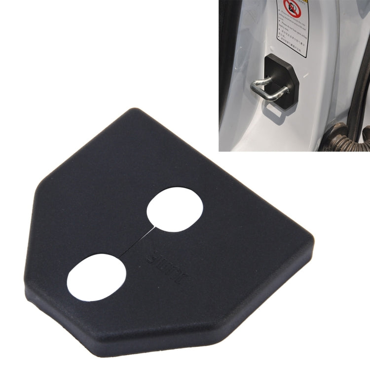 4 PCS Car Door Lock Buckle Decorated Rust Guard Protection Cover for Forester SUBARU XV Outback by buy2fix