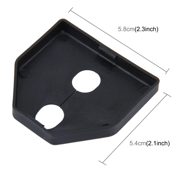 4 PCS Car Door Lock Buckle Decorated Rust Guard Protection Cover for Forester SUBARU XV Outback by buy2fix