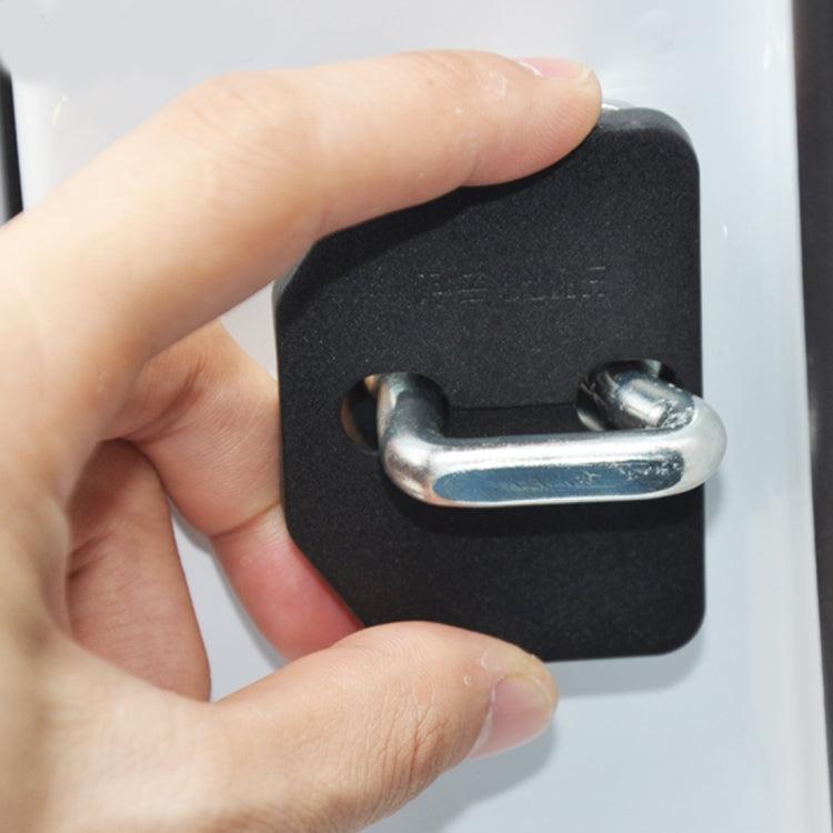 4 PCS Car Door Lock Buckle Decorated Rust Guard Protection Cover for Forester SUBARU XV Outback by buy2fix