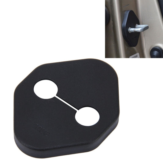 4 PCS Car Door Lock Buckle Decorated Rust Guard Protection Cover for Toyota Corolla VIOS Highlander YARiS L Corolla Ralink - Locks & Hasps by buy2fix | Online Shopping UK | buy2fix