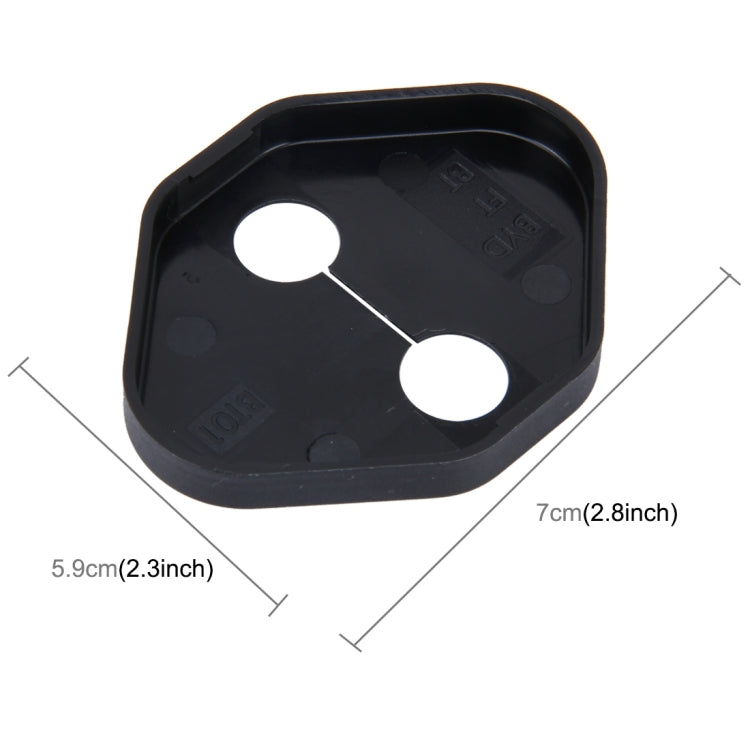 4 PCS Car Door Lock Buckle Decorated Rust Guard Protection Cover for Toyota Corolla VIOS Highlander YARiS L Corolla Ralink by buy2fix