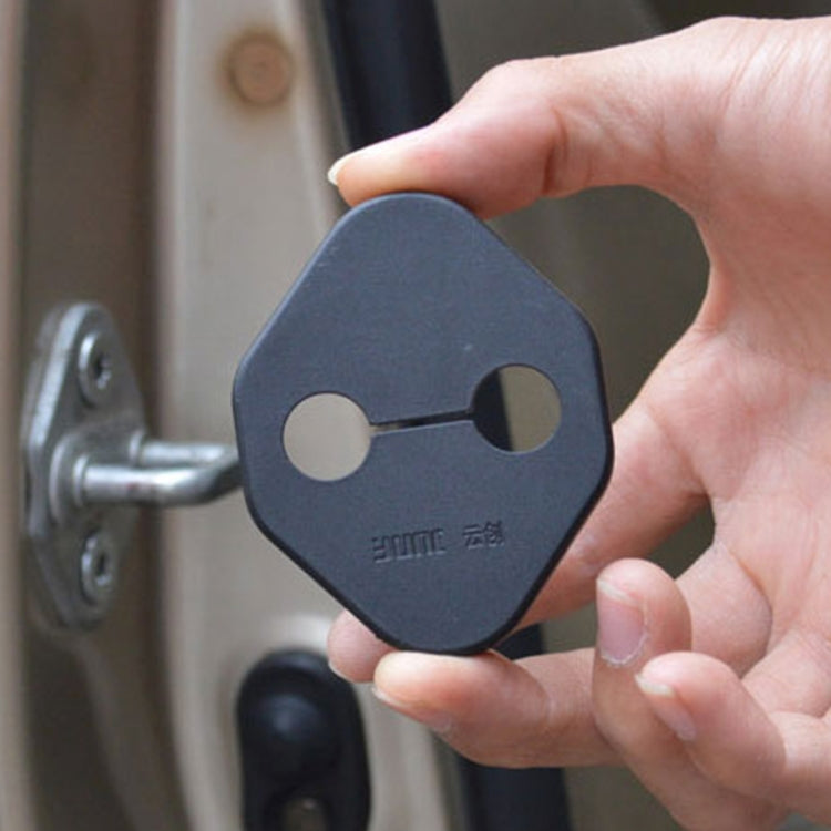 4 PCS Car Door Lock Buckle Decorated Rust Guard Protection Cover for Toyota Corolla VIOS Highlander YARiS L Corolla Ralink by buy2fix