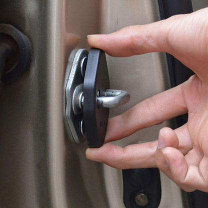 4 PCS Car Door Lock Buckle Decorated Rust Guard Protection Cover for Toyota Corolla VIOS Highlander YARiS L Corolla Ralink by buy2fix