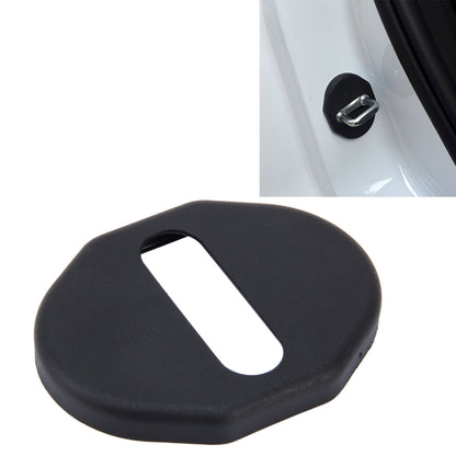 4 PCS Car Door Lock Buckle Decorated Rust Guard Protection Cover for Besturn B50 B70 Hawtai BOLIGER Santa Fe Luxgen SUV MPV7 U6 by buy2fix