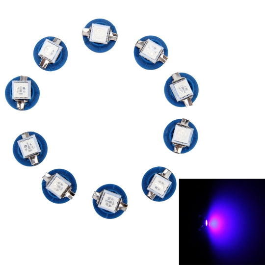 10 pièces 0.5W B8.5 cale tableau de bord lumière LED tableau de bord jauge Cluster indicateur lampe ampoule (lumière bleue)