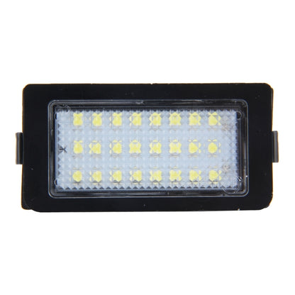 2 PCS Canbus License Plate Light with 24 SMD-3528 Lamps for BMW E38(White Light) - License Plate Lights by buy2fix | Online Shopping UK | buy2fix