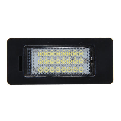 2 PCS License Plate Light with 24 SMD-3528 Lamps for BMW E81/E82/E90/E91/E92/E93/E60/E61/E39 (White Light) - License Plate Lights by buy2fix | Online Shopping UK | buy2fix