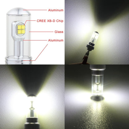 2 PCS 7440 40W 800 LM 6000K Car Turn Light Backup Light Brake Light with 8 Lamps, DC 12V(White Light) - Arrow Turn Lights by buy2fix | Online Shopping UK | buy2fix