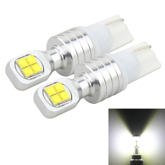 2 PCS  T10 40W 800 LM 6000K Car Clearance Light Reading Light License Light with 8 Lamp, DC 12V(White Light) - Clearance Lights by buy2fix | Online Shopping UK | buy2fix