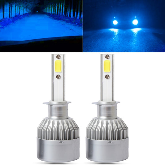 2 PCS  H1 18W 1800 LM 8000K IP68 Canbus Constant Current Car LED Headlight with 2 COB Lamps, DC 9-36V(Ice Blue Light) - LED Headlamps by buy2fix | Online Shopping UK | buy2fix