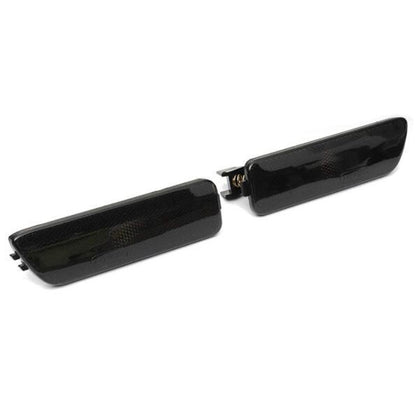 2 PCS Front Bumper Clearance Lights Housing without Bulb Replacement 1JM945071 / 1JM945072 for VW Golf / Jetta 1999-2005(Black) by buy2fix