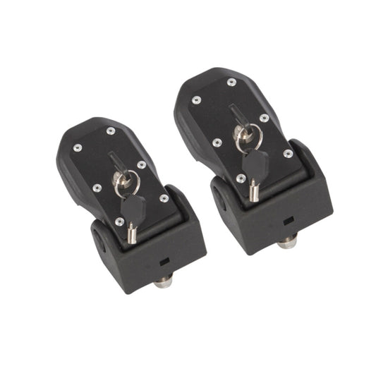2 PCS Car Anti-Theft Hood Latch Locking Catch Buckle Engine Cover with Lock for Jeep Wrangler JL 2018 - Locks & Hasps by buy2fix | Online Shopping UK | buy2fix