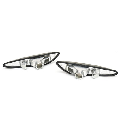 2 PCS Car Side Marker Lights / Turn Signal Lights Housing without Bulbs 63 13 7 165 742 / 63 13 7 165 741 for BMW E90 E91 E92 E93 2006-2011(Grey) by buy2fix