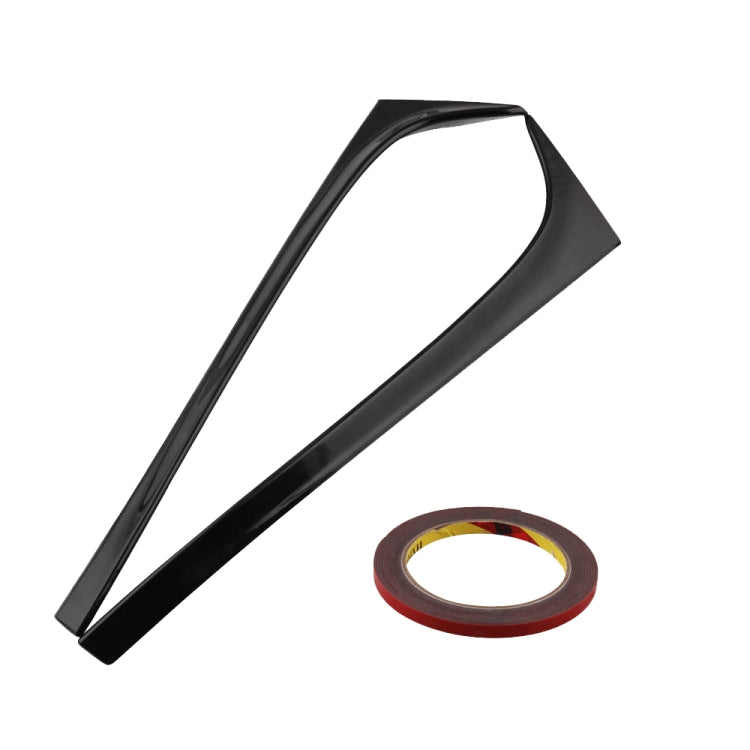 Car-styling ABS Gloss Black Rear Wing Side Spoiler Lip for Volkswagen Golf 7 MK7 2014-2017 by buy2fix