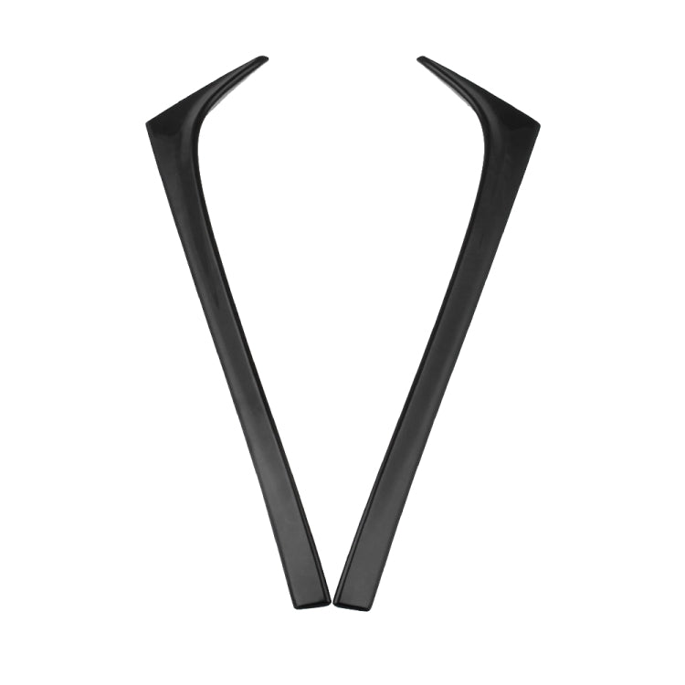 Car-styling ABS Gloss Black Rear Wing Side Spoiler Lip for Volkswagen Golf 7 MK7 2014-2017 by buy2fix