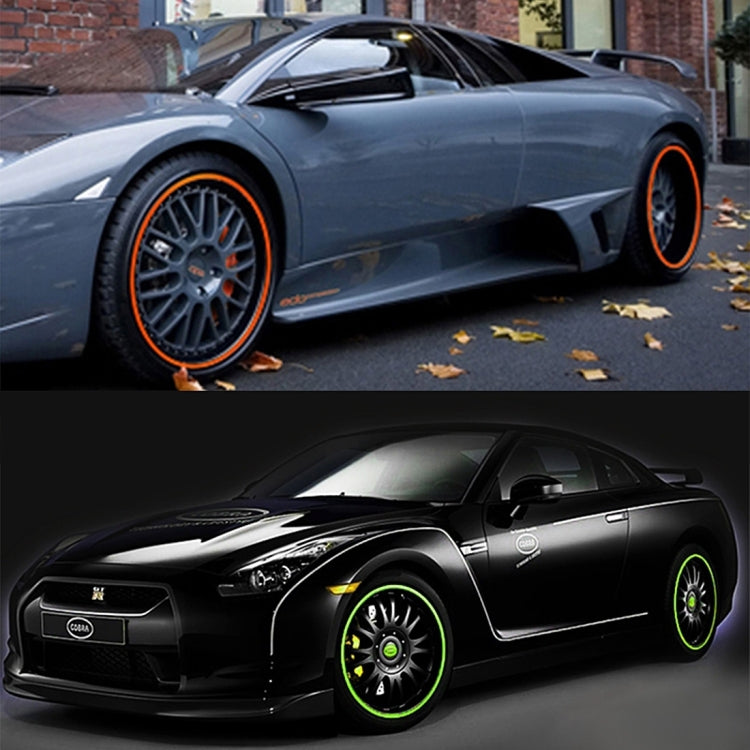 Universal Decorative Scratchproof Stickup 8M Flexible Car Wheel Hub TRIM Mouldings Shining Decoration Strip(Gold) by buy2fix