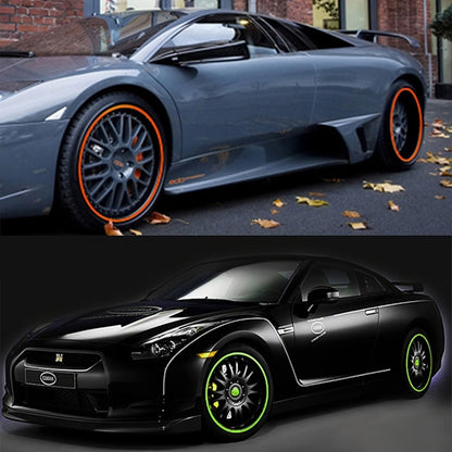 Universal Decorative Scratchproof Stickup 8M Flexible Car Wheel Hub TRIM Mouldings Shining Decoration Strip(Gold) by buy2fix