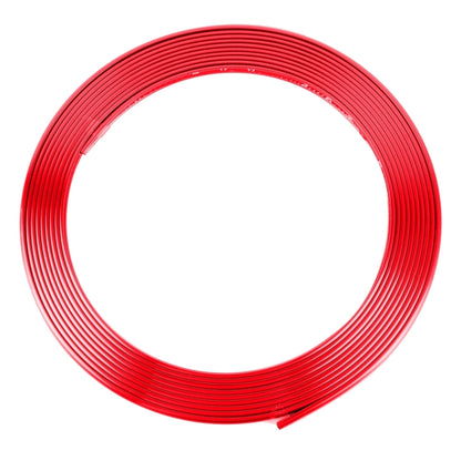 Universal Decorative Scratchproof Stickup 8M Flexible Car Wheel Hub TRIM Mouldings Shining Decoration Strip(Red) by buy2fix