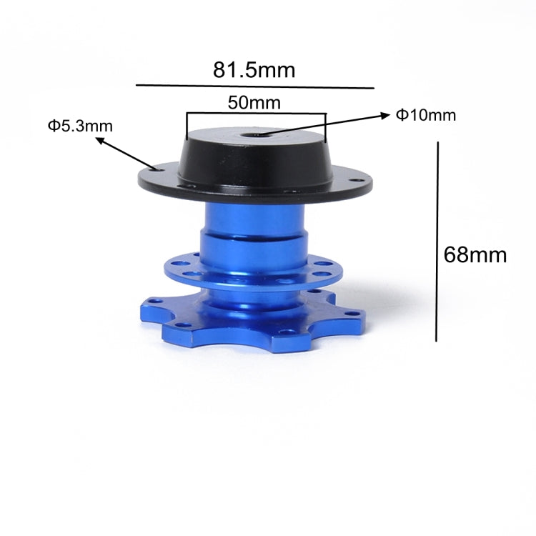 Universal Aluminum Car Steering Wheel Quick Release HUB Racing Adapter Snap Off Boss Kit by buy2fix