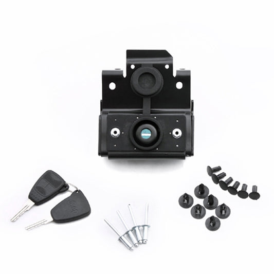 Car Anti-Theft Hood Latch Locking Engine Cover Lock with Keys for Jeep Wrangler JK 2007-2017 - Locks & Hasps by buy2fix | Online Shopping UK | buy2fix