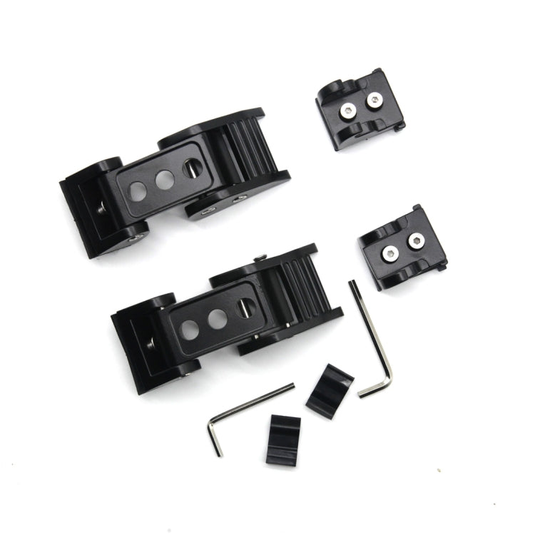 2 PCS Car Three Holes Hood Latch Locking Catch Buckle Engine Cover for Jeep Wrangler JK 2007-2017 - Locks & Hasps by buy2fix | Online Shopping UK | buy2fix