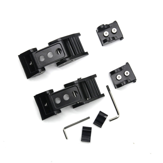 2 PCS Car Three Holes Hood Latch Locking Catch Buckle Engine Cover for Jeep Wrangler JK 2007-2017 - Locks & Hasps by buy2fix | Online Shopping UK | buy2fix