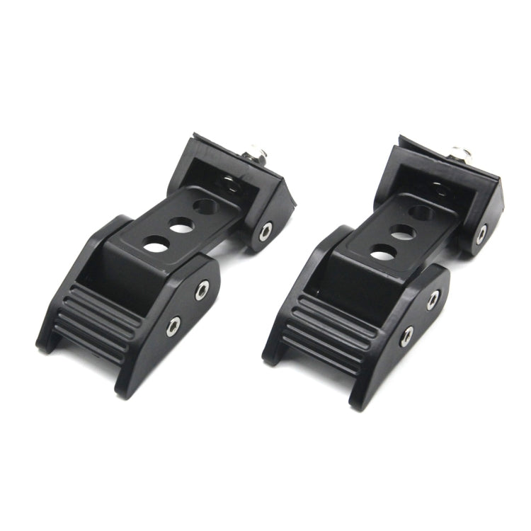 2 PCS Car Three Holes Hood Latch Locking Catch Buckle Engine Cover for Jeep Wrangler JK 2007-2017 - Locks & Hasps by buy2fix | Online Shopping UK | buy2fix