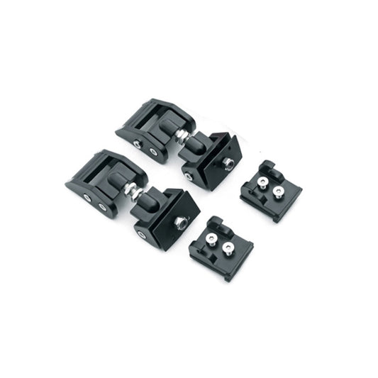 2 PCS Car Latch Locking Catch Buckle Engine Cover for Jeep Wrangler JK 2007-2017(Black) - Locks & Hasps by buy2fix | Online Shopping UK | buy2fix