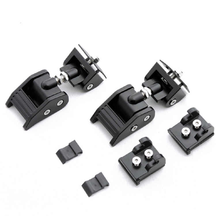 2 PCS Car Latch Locking Catch Buckle Engine Cover for Jeep Wrangler JK 2007-2017(Black) - Locks & Hasps by buy2fix | Online Shopping UK | buy2fix