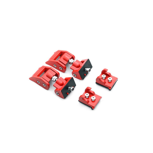 2 PCS Car Latch Locking Catch Buckle Engine Cover for Jeep Wrangler JK 2007-2017(Red) - Locks & Hasps by buy2fix | Online Shopping UK | buy2fix