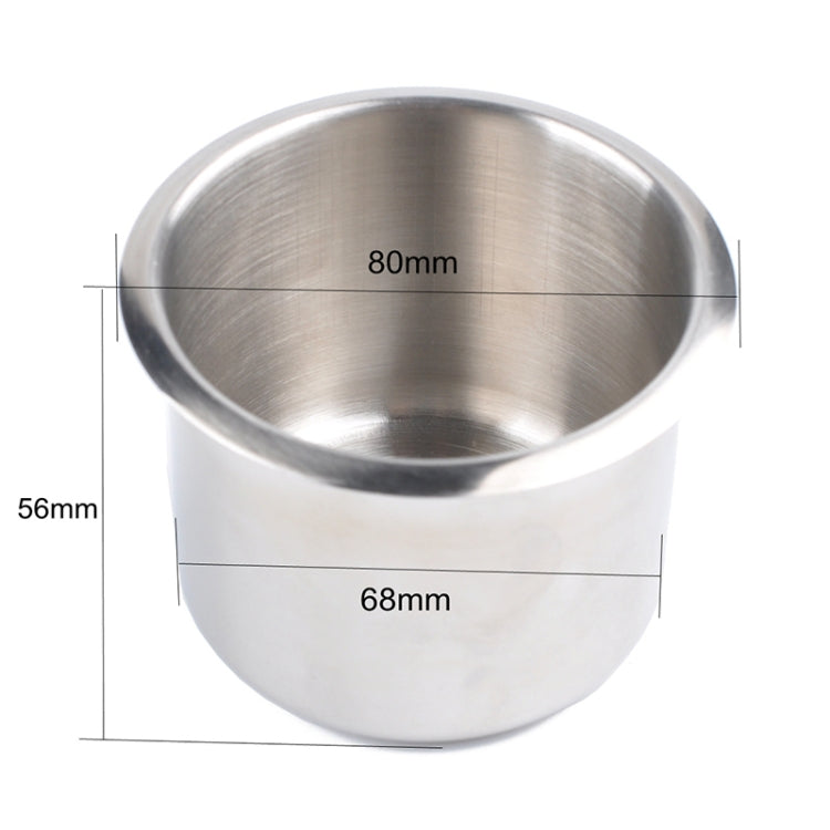 Stainless Steel Drop-in Cup Holder Table Drink Holder for RV Car Truck Camper, Size: 6.8 x 5.6cm by buy2fix