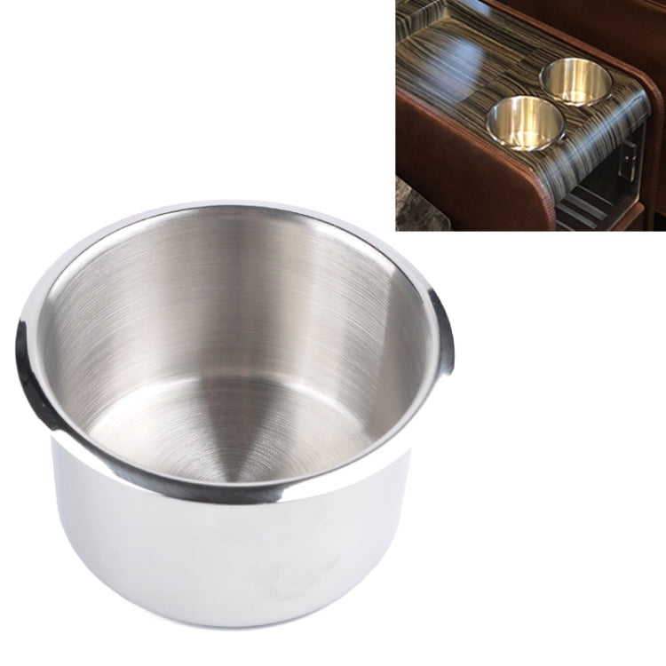 Stainless Steel Drop-in Cup Holder Table Drink Holder for RV Car Truck Camper, Size: 9 x 5.7cm - Stowing Tidying by buy2fix | Online Shopping UK | buy2fix