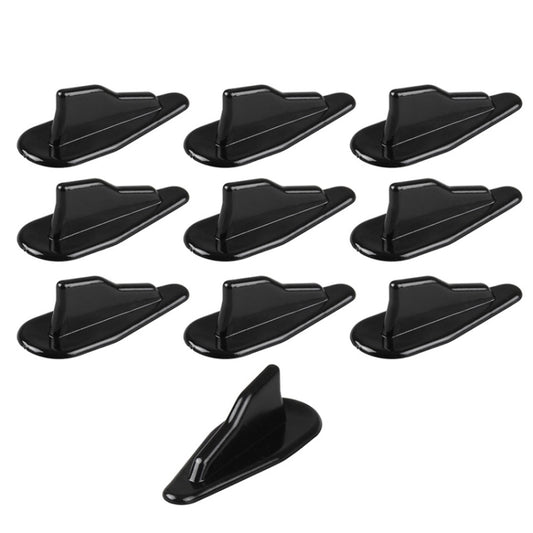 10 PCS Universal Car Black Shark Fin Diffuser Vortex Generator Roof Spoiler by buy2fix