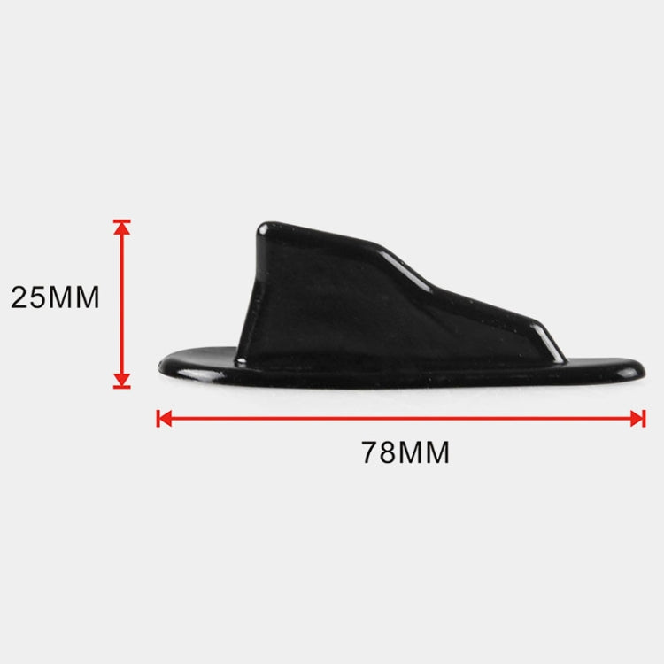 10 PCS Universal Car Black Shark Fin Diffuser Vortex Generator Roof Spoiler by buy2fix