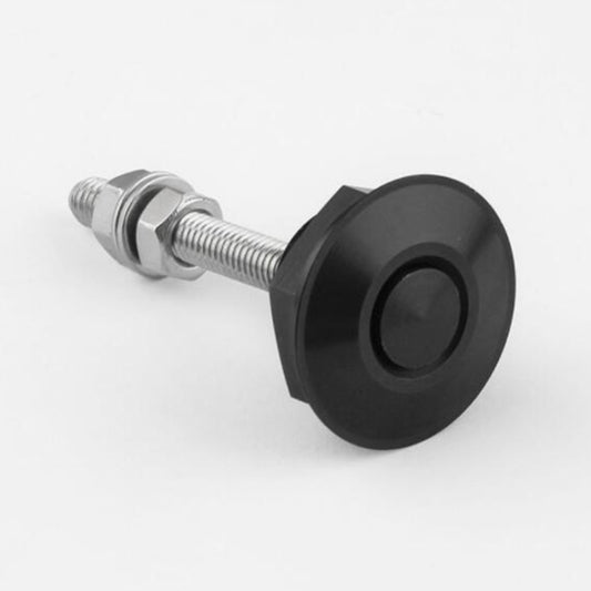 Car Mini Stainless Steel Quick-pins Push Button Billet Hood Pins Lock Clip Kit (Black) - Locks & Hasps by buy2fix | Online Shopping UK | buy2fix