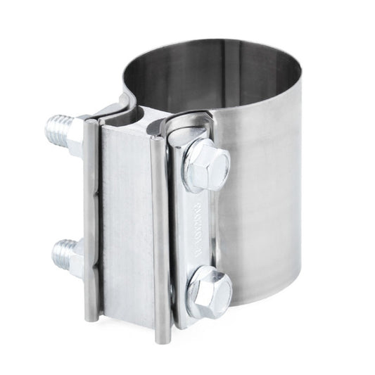 2.5 inch 63mm Car Turbo Exhaust Downpipe Stainless Steel Lap Joint Band Clamp - Booster Cable & Clip by buy2fix | Online Shopping UK | buy2fix