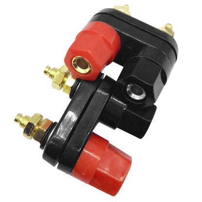 5 PCS Car Double Terminals Red Black Hexagon Connector Amplifier Terminal Speaker Plug Jack -  by buy2fix | Online Shopping UK | buy2fix